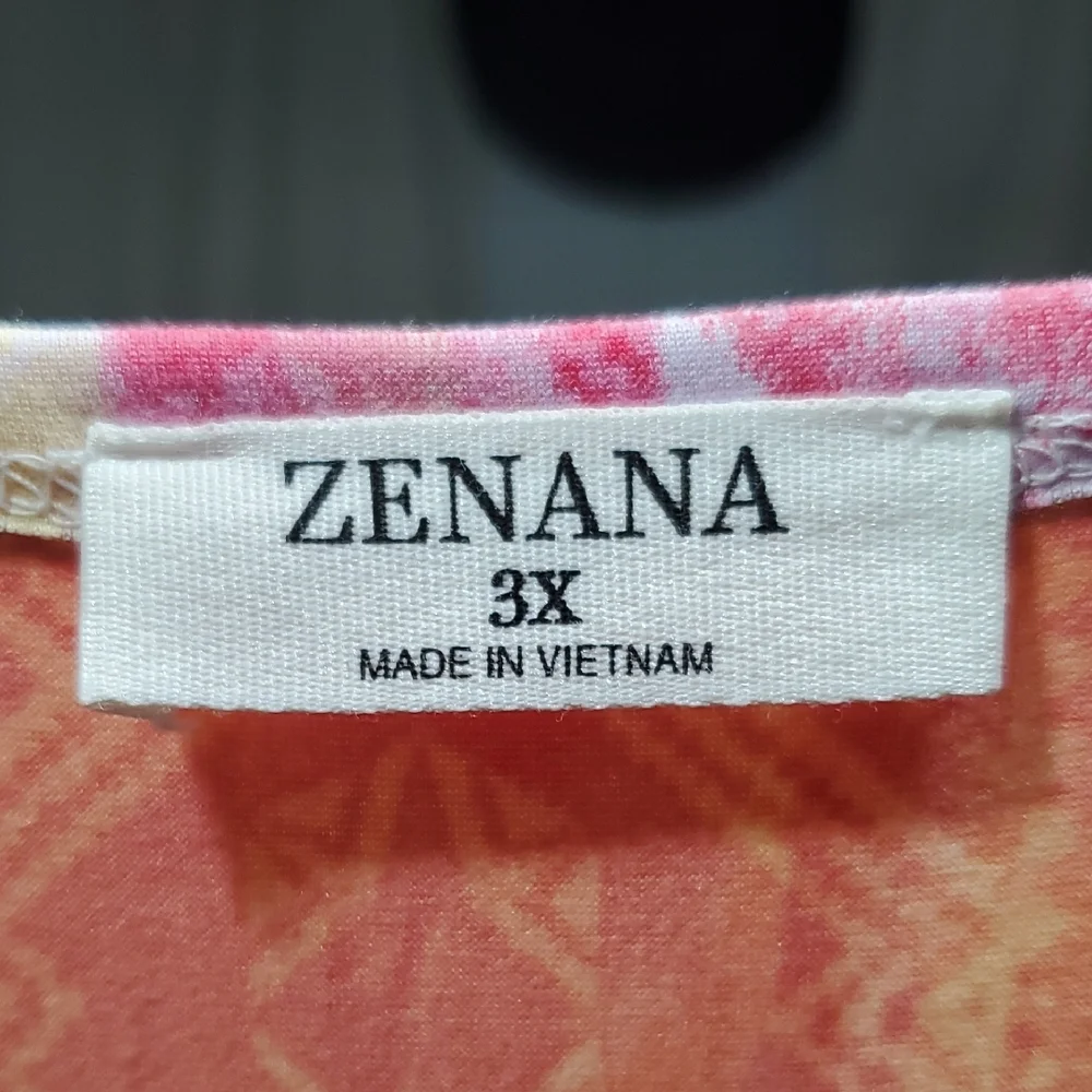 Zenana Outfitters Pink and Orange Dress - Picture 2 of 3